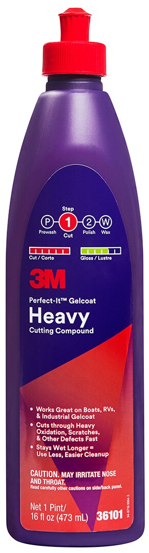 3M™ Perfect-It™ Gelcoat Heavy Cutting Compound, 36101, 1 pint