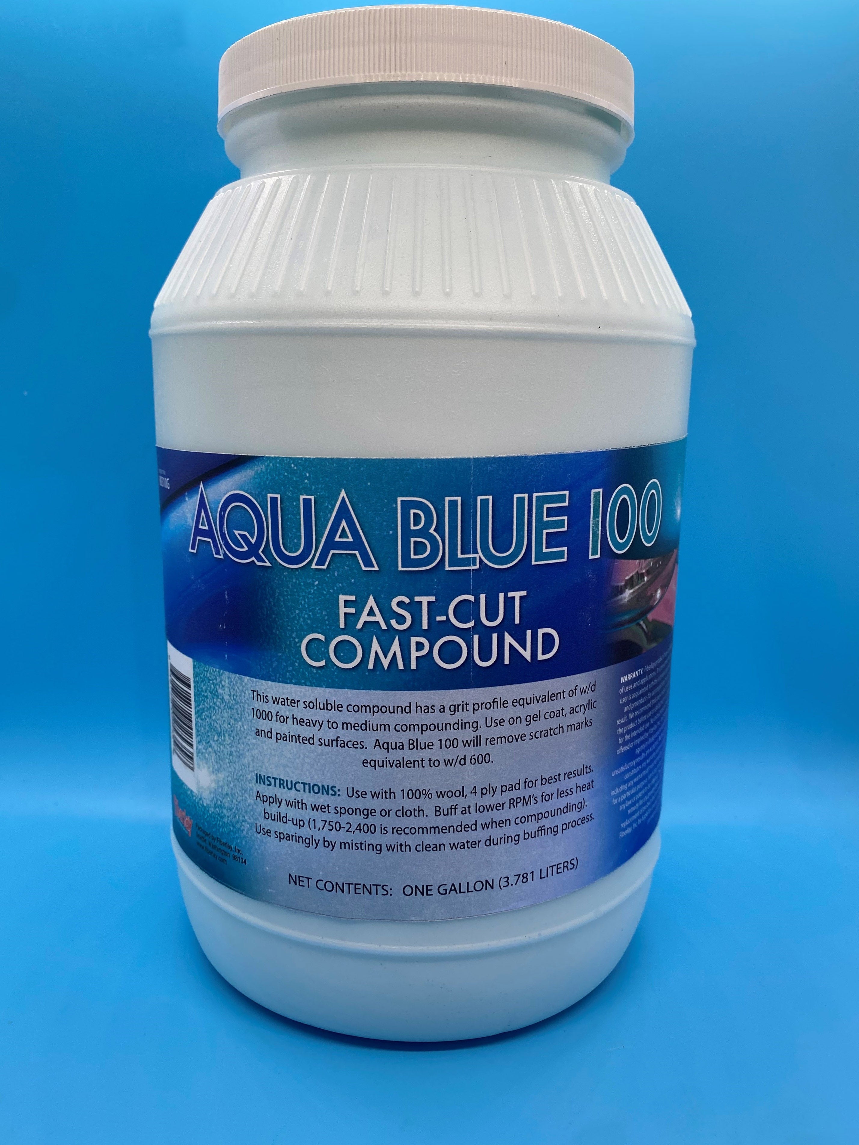 AQUA BLUE 100 BUFFING COMPOUND GALLON