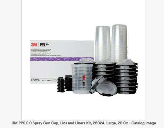 3M™ PPS™ Series 2.0 Spray Cup System Kit, 26024, Large (28 fl oz, 850 mL)