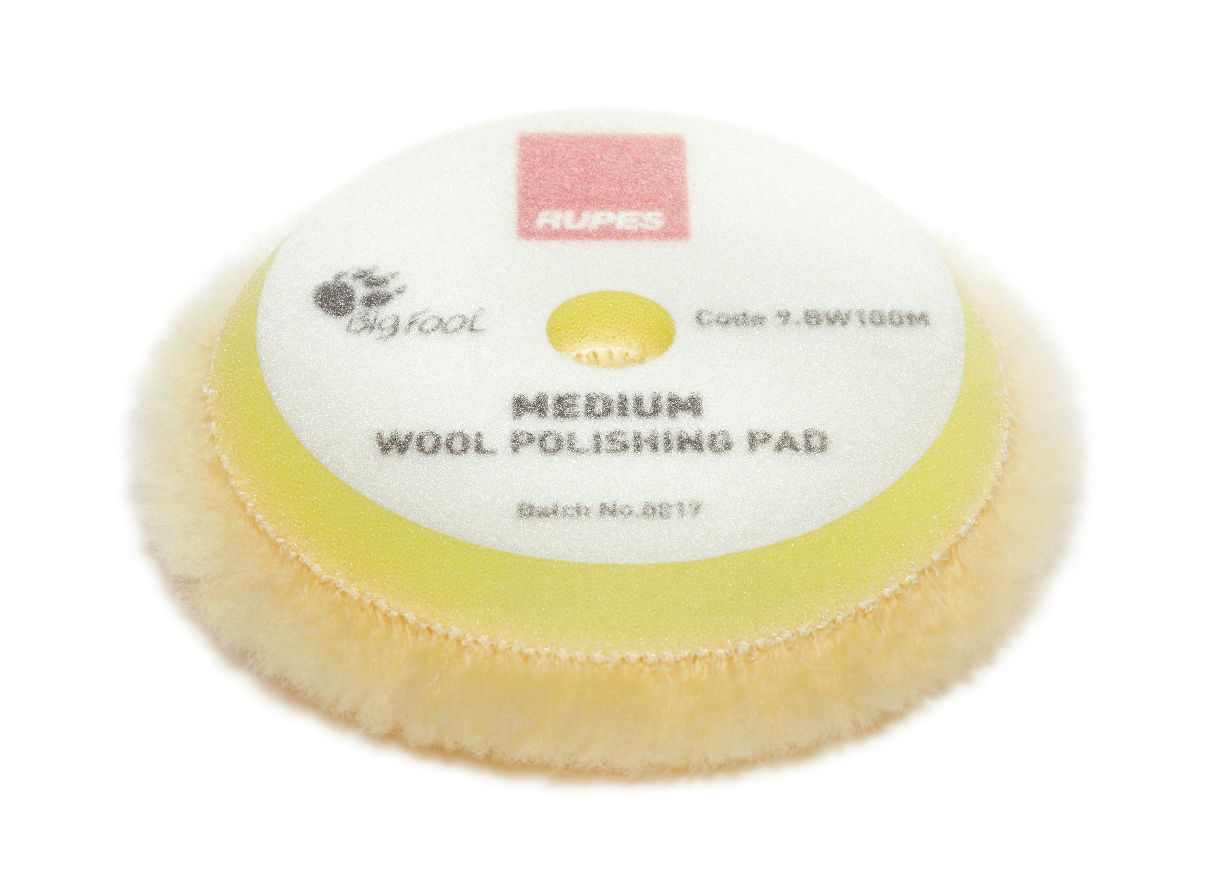 WOOL MEDIUM BUFFING PAD FOR RUPES LHR21