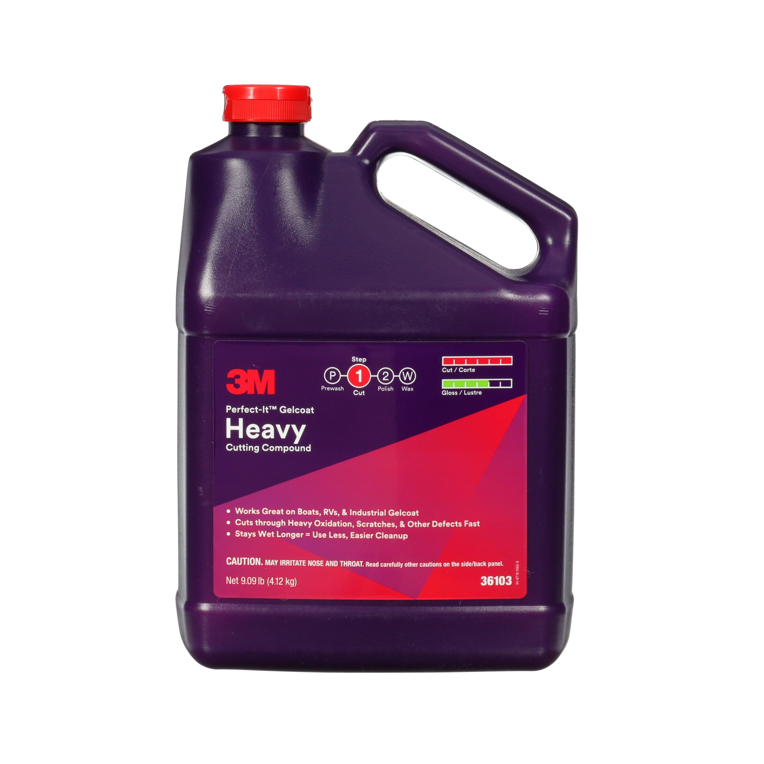 3M™ Perfect-It™ Gelcoat Heavy Cutting Compound, 36103, 1 gallon