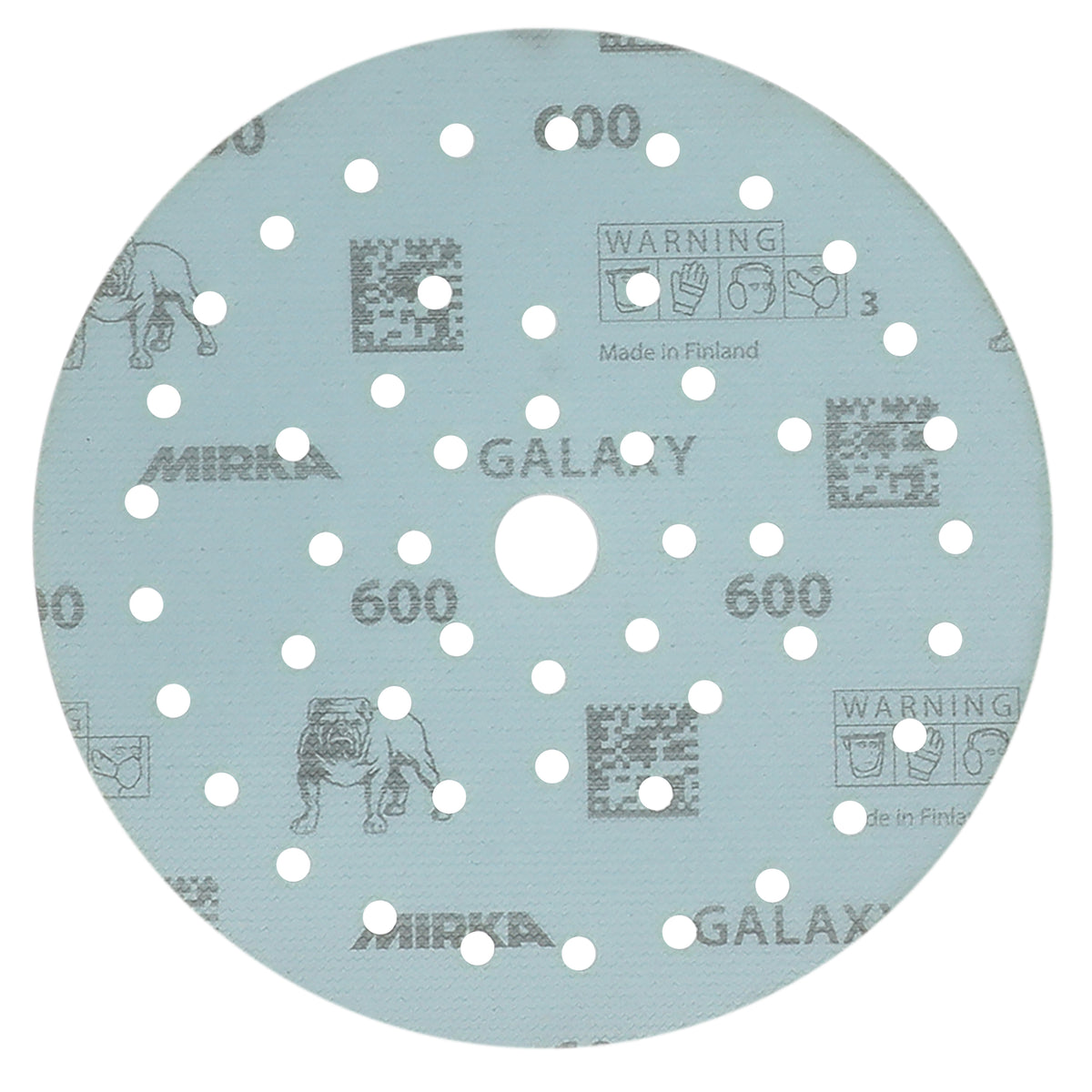 Galaxy 6'Grip multi fit with holes 400 grit