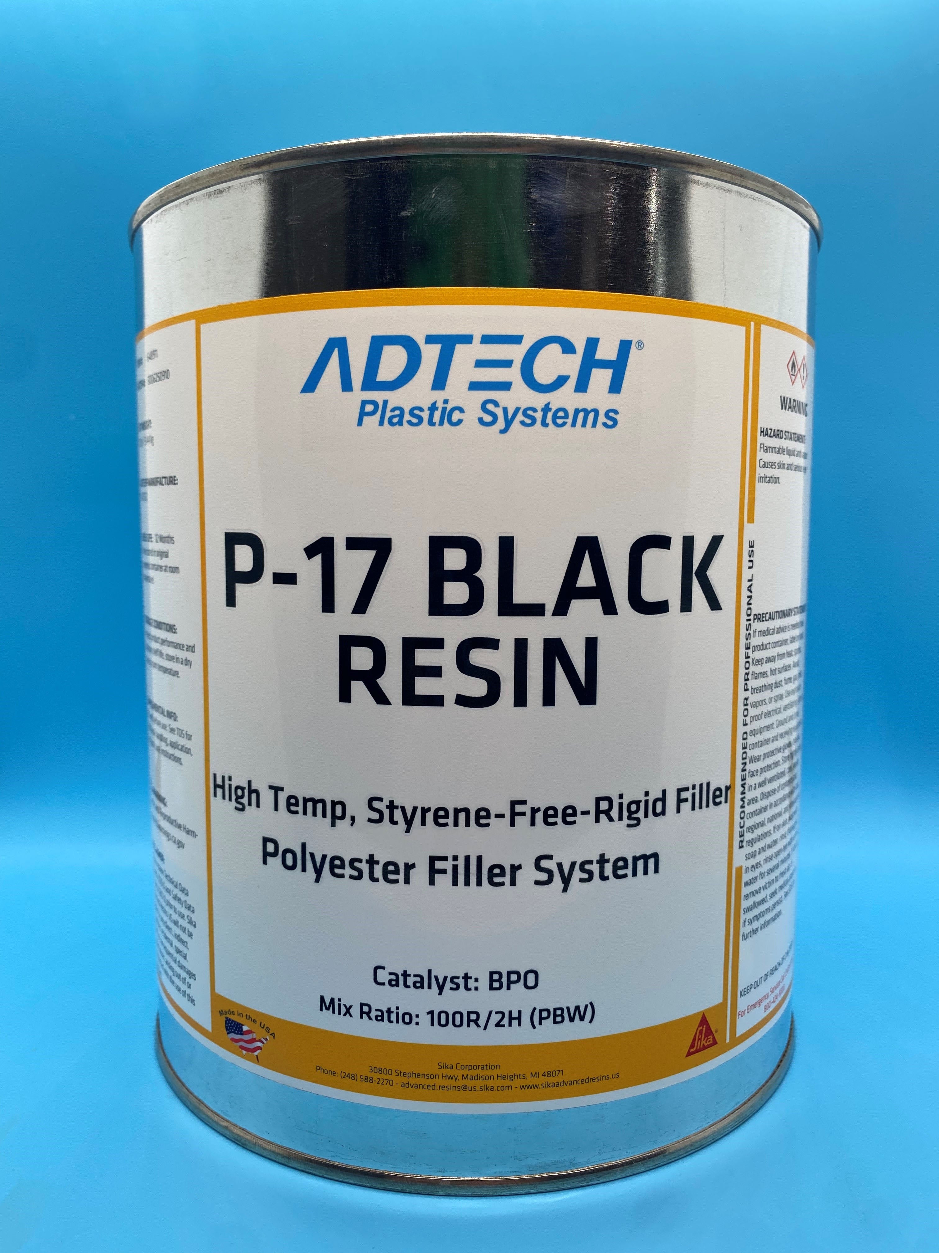 648911 AD-TECH FILLER P-17 BLACK GALLON