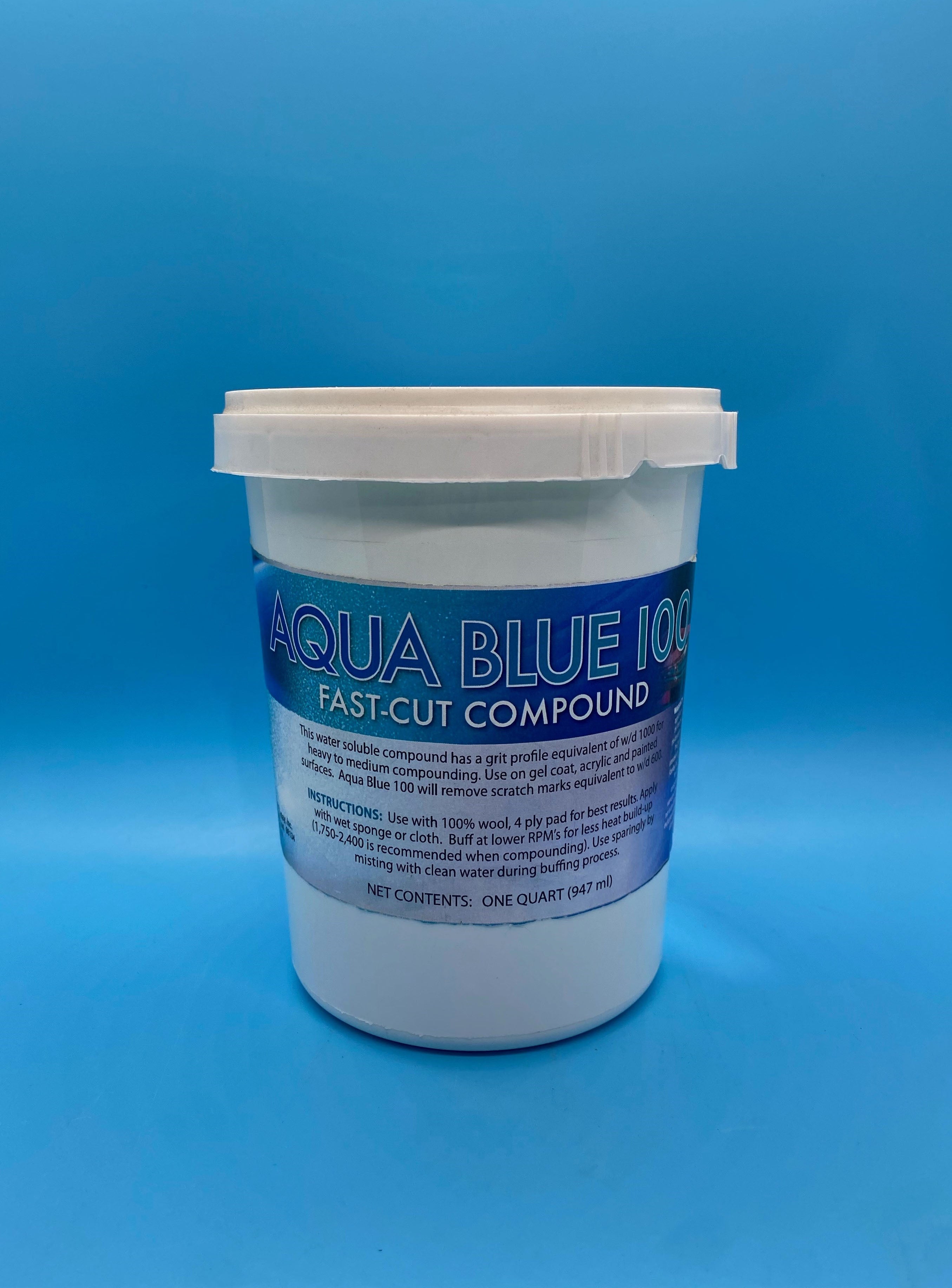 AQUA BLUE 100 BUFFING COMPOUND QUART