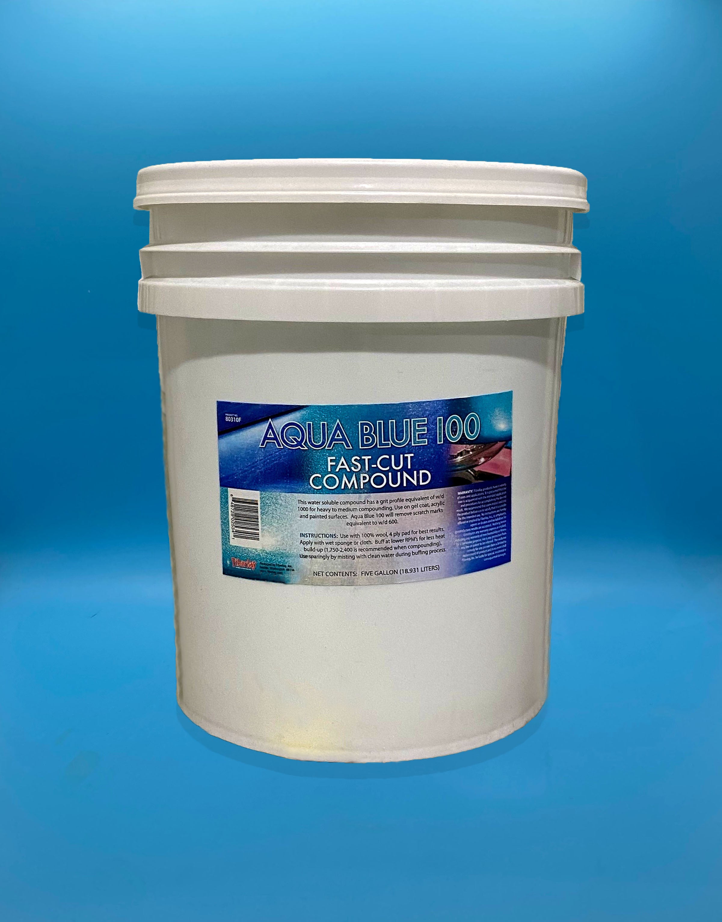 AQUA BLUE 100 BUFFING COMPOUND  5 GALLON