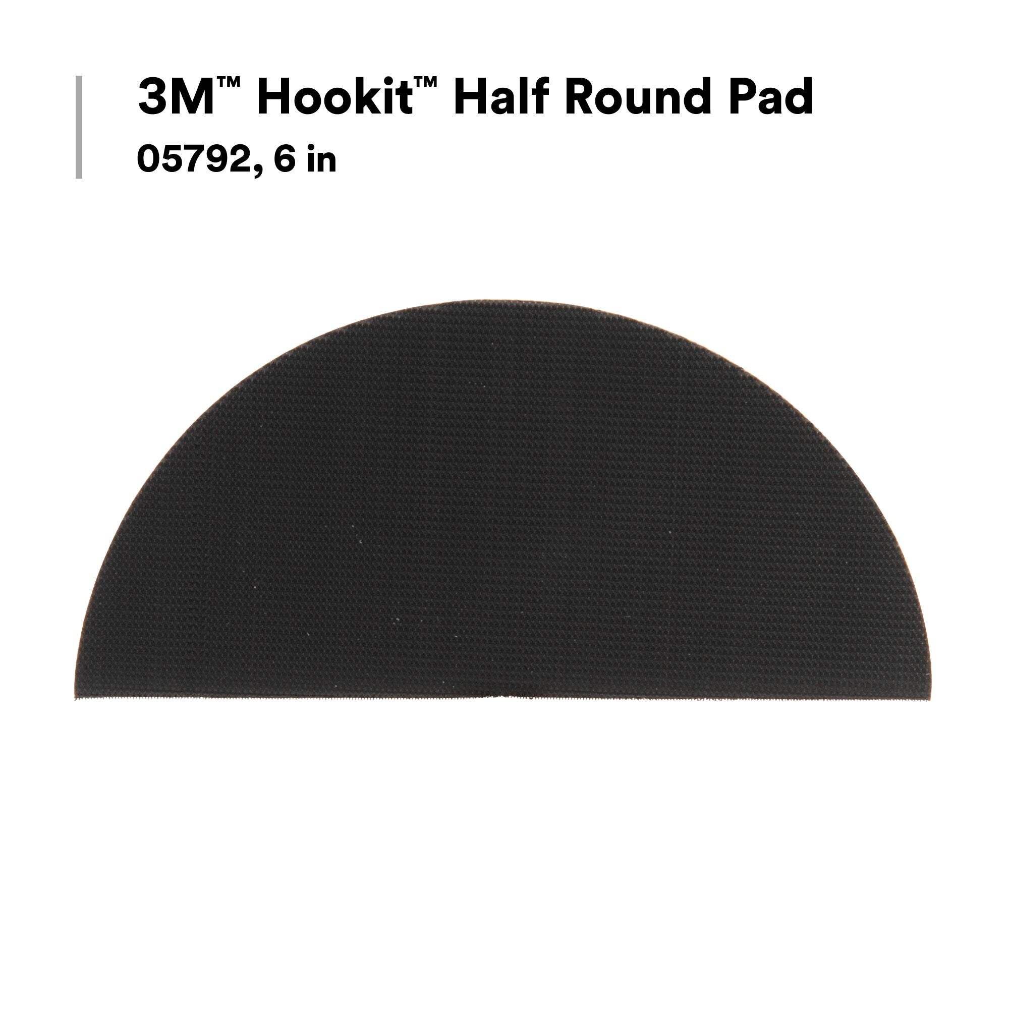 3M™ Hookit™ Half Round Pad, Sanding Taco 05792 3M™ Hookit™ Half Round Pad, Sanding Taco 05792