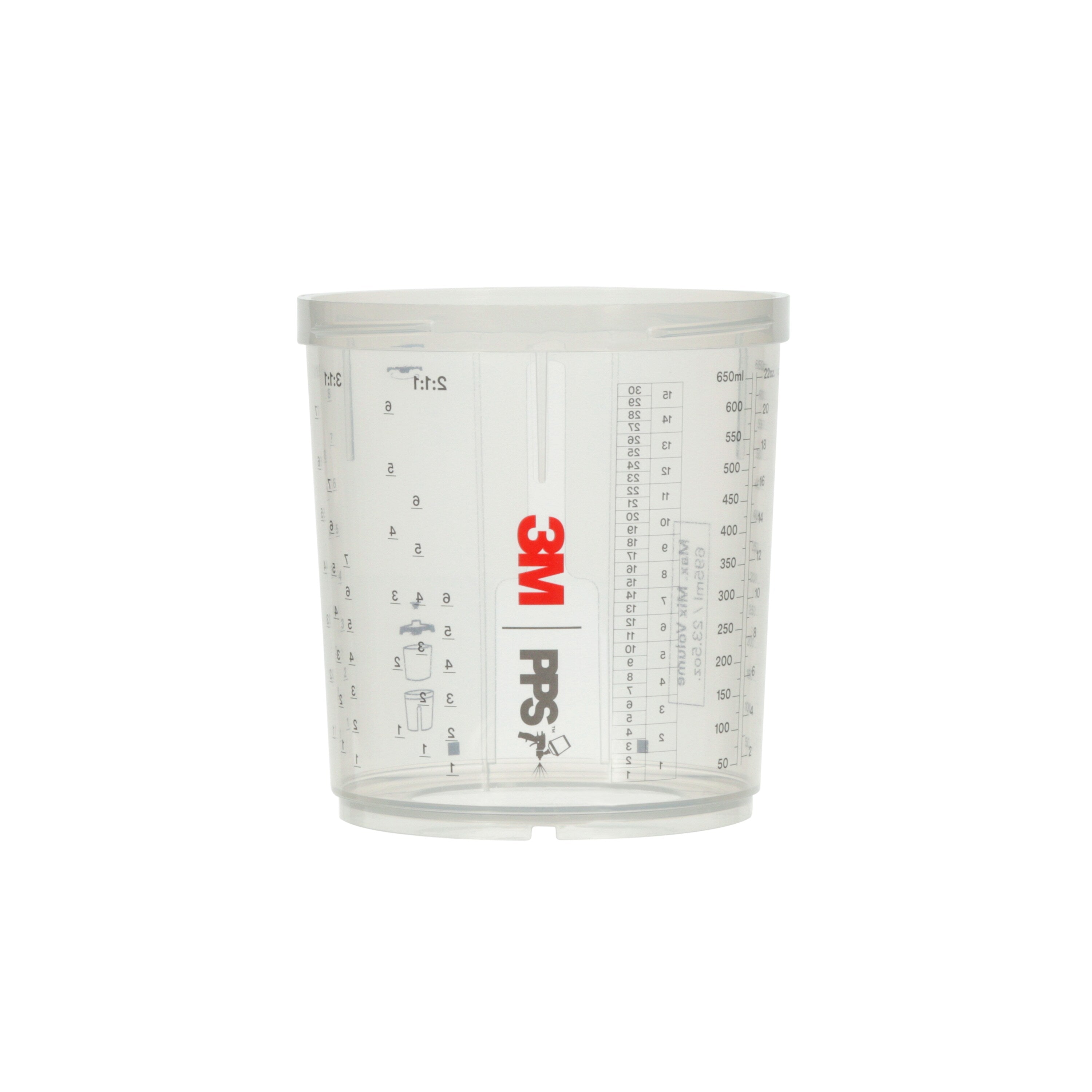 3M™ PPS™ Series 2.0 Cup 26001, Standard 22 fl oz, 2 Cups