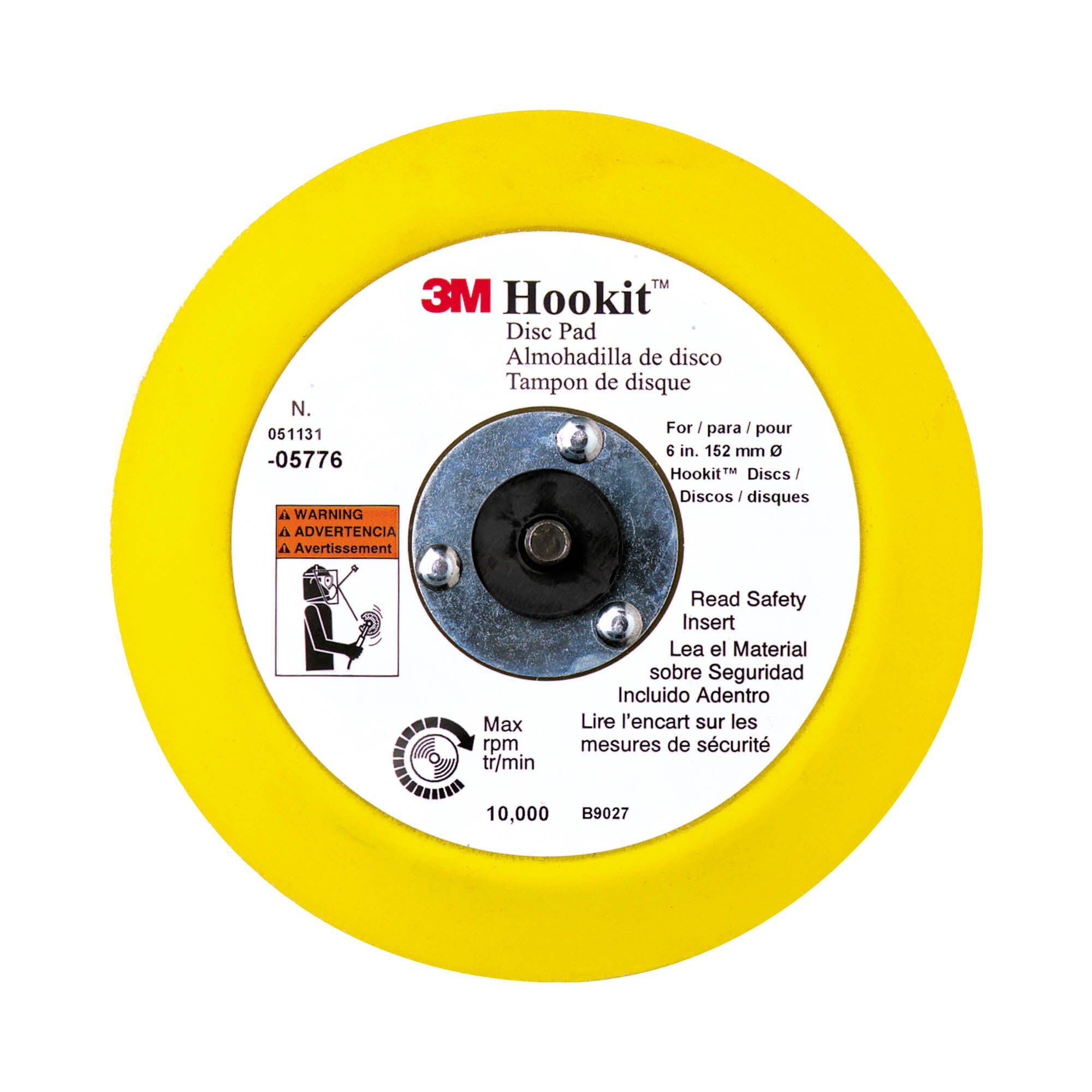 3M™ Hookit™ Disc Pad. 05776, 6 in