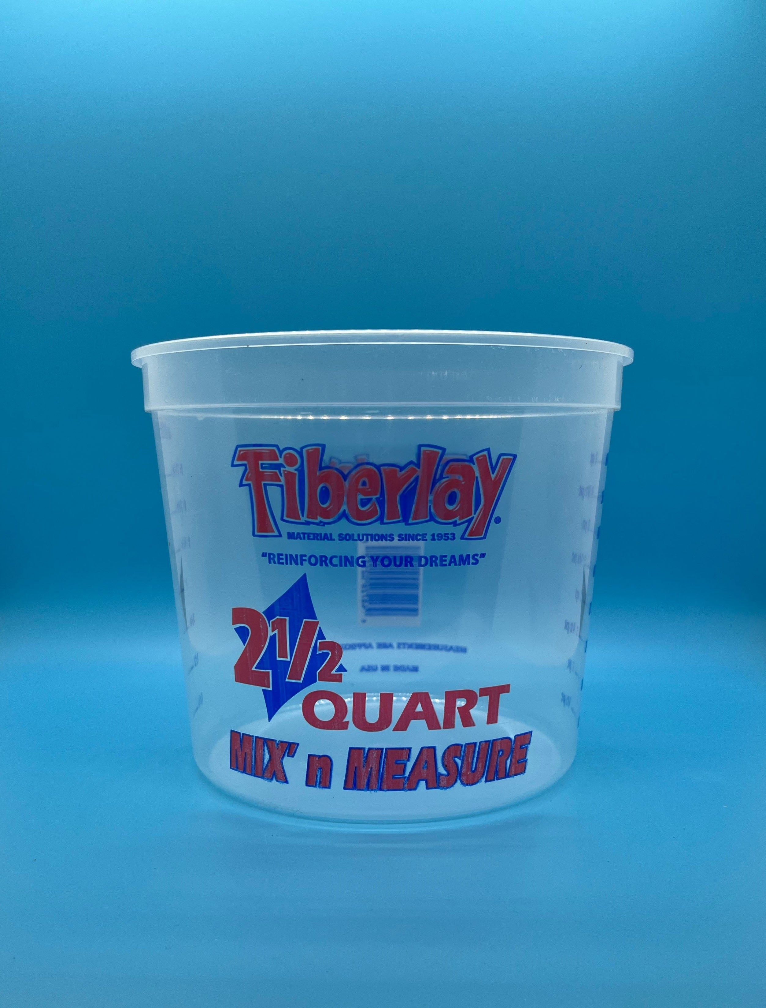 Plastic store measuring buckets