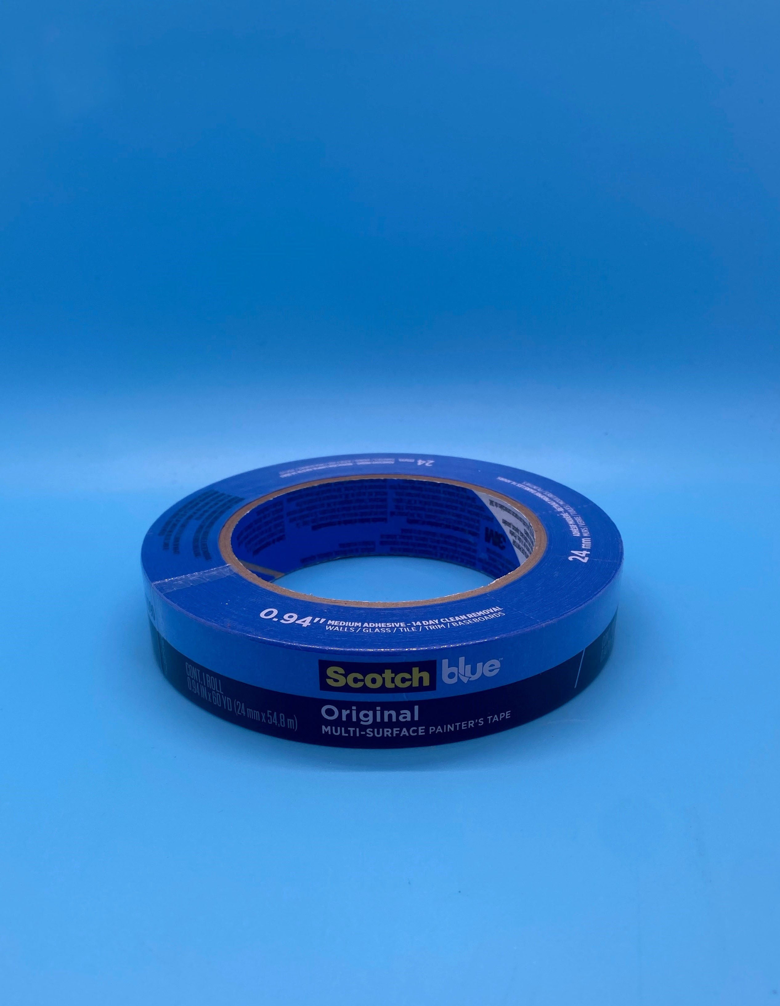 SCOTCHBLUE» PAINTER'S TAPE 2090-24A-CP, .94 IN X 60 YD (24 MM X 54,8 M)